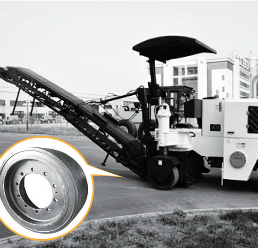 銑刨機攤鋪機輪胎